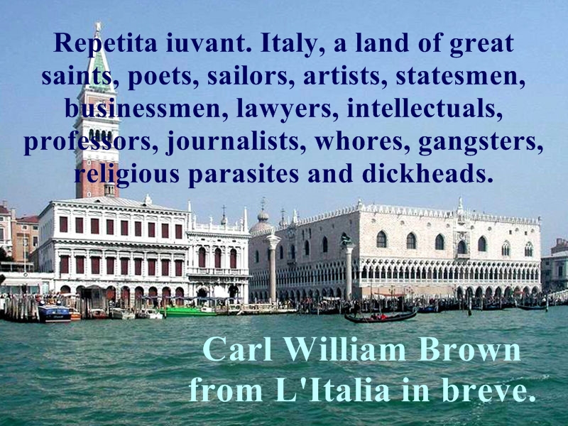 L'Italia in breve. Un libro per tutti. By Carl William Brown