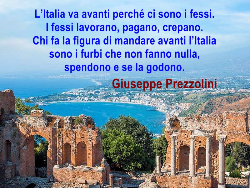 Riflessioni sull’Italia