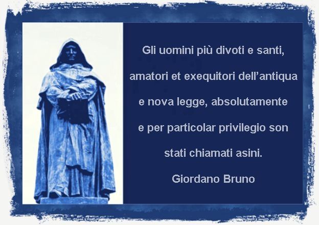 Giordano Bruno massime e citazioni